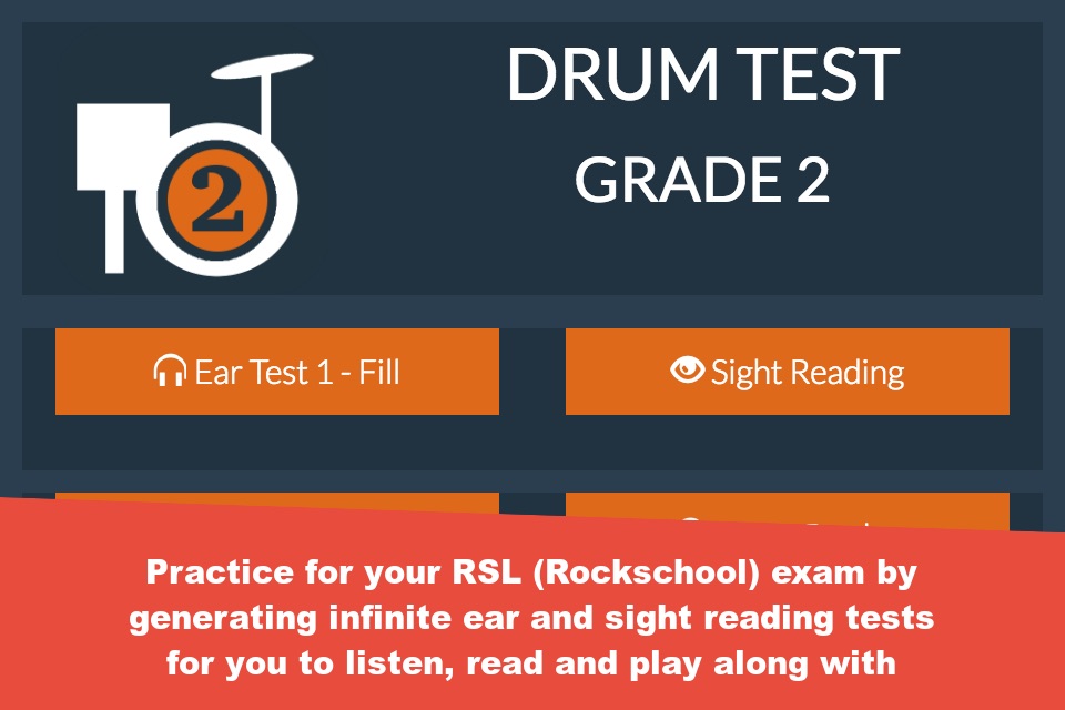 Grade 2 Drum Test Practice screenshot 2