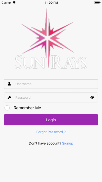 Sunrays App screenshot 2