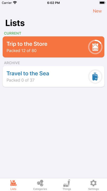 ToPack: Trip Packing Checklist screenshot-0