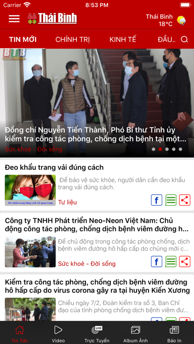 Báo Thái Bình screenshot 2