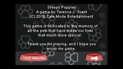 Screenshot from Sleepy Puppies Mobile