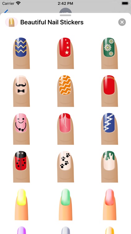 Beautiful Nail Stickers screenshot-3