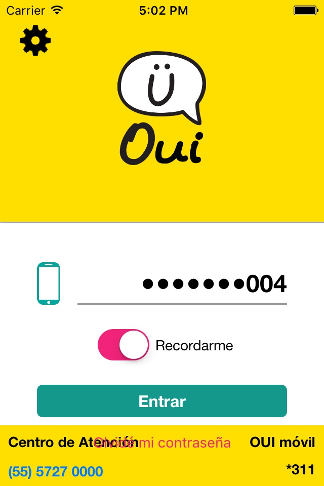 Oui Móvil screenshot 2