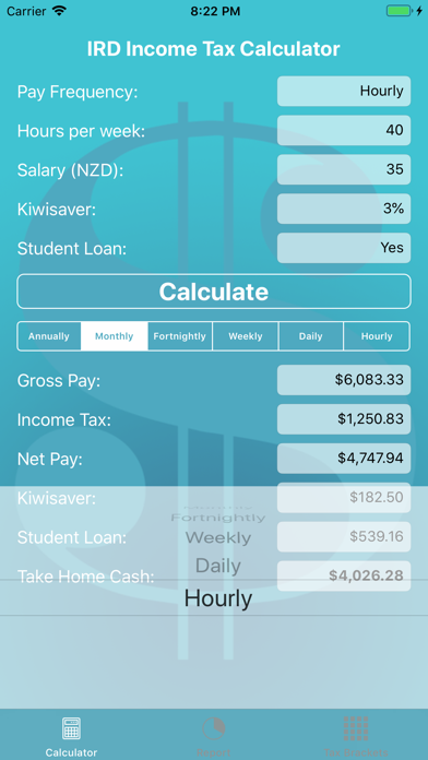 IRD Income Tax Calculator screenshot 3