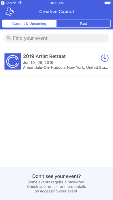 How to cancel & delete Creative Capital Retreat from iphone & ipad 2