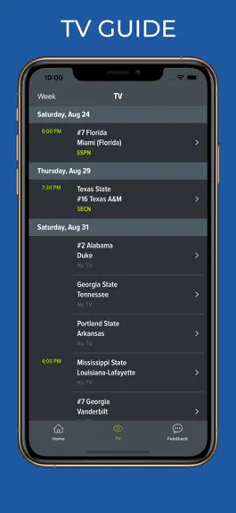 Game screenshot SEC Football Scores and Radio hack