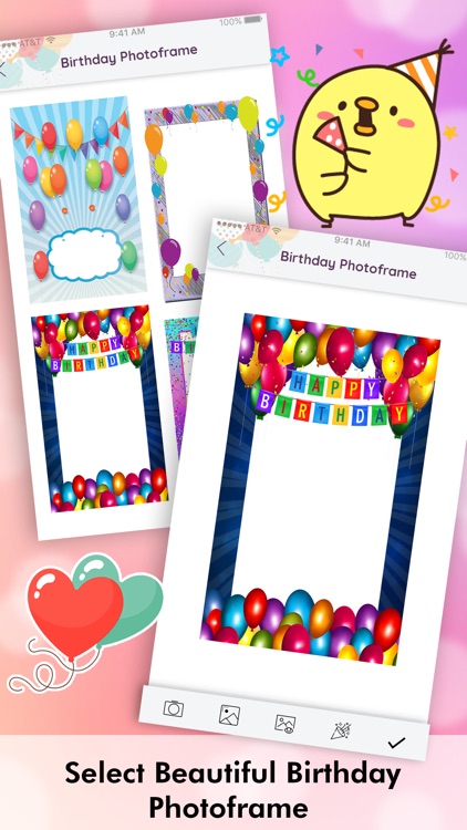 Birthday Photo Frames Maker screenshot-3