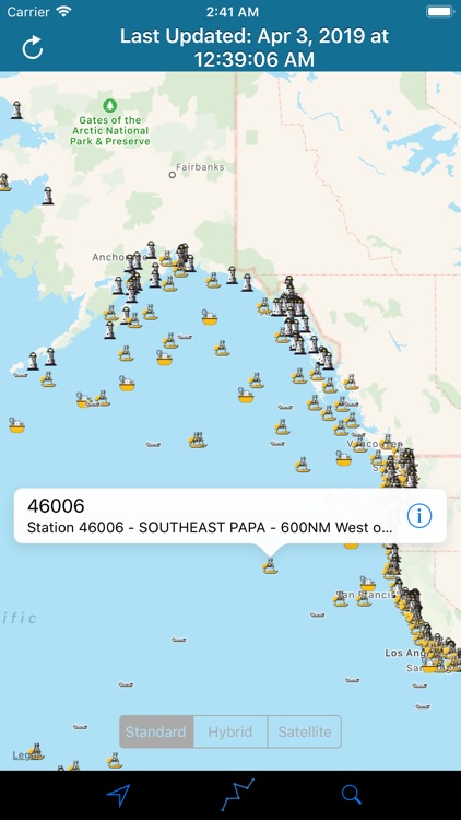 NOAA Buoy Stations & Ships Sea screenshot-6