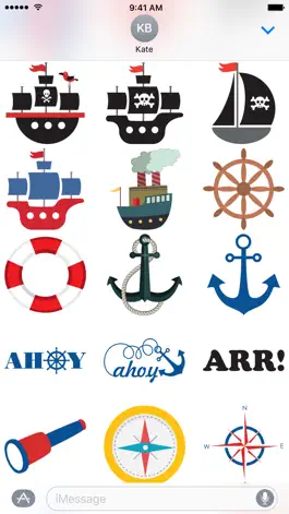 Game screenshot Pirate Stickers - Yar! hack