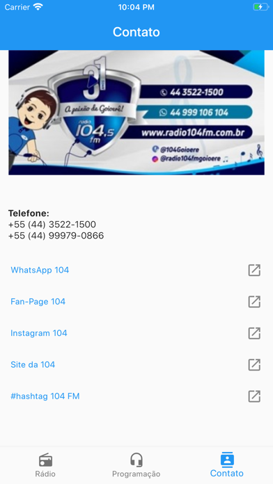 How to cancel & delete Rádio 104 FM Goioerê from iphone & ipad 3