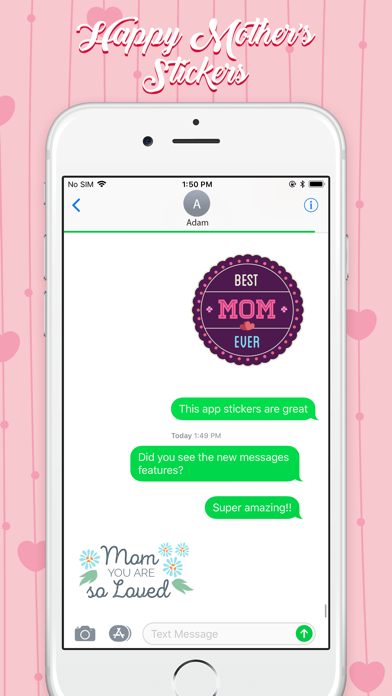Mother's Day Emoji's screenshot 4