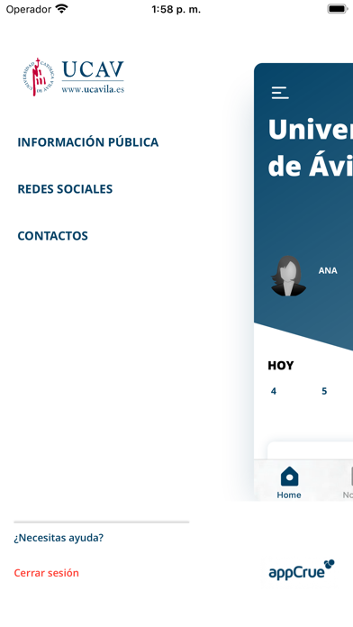 Universidad Católica de Ávila screenshot 2