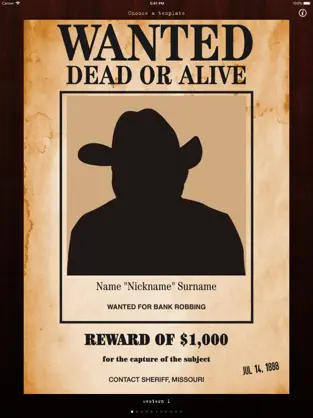 Captura de Pantalla 1 Wanted Poster Pro iphone