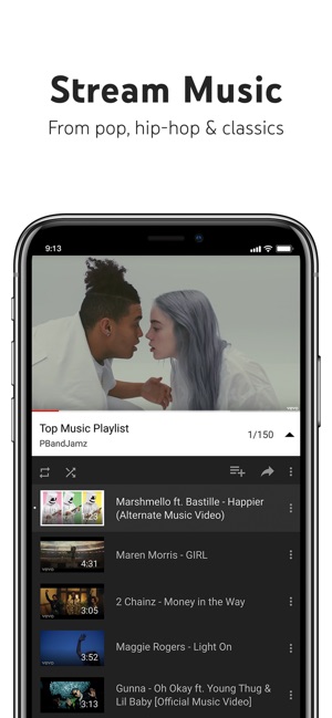 Youtube Watch Listen Stream On The App Store - marshmello ft bastille happier roblox music video rmv youtube