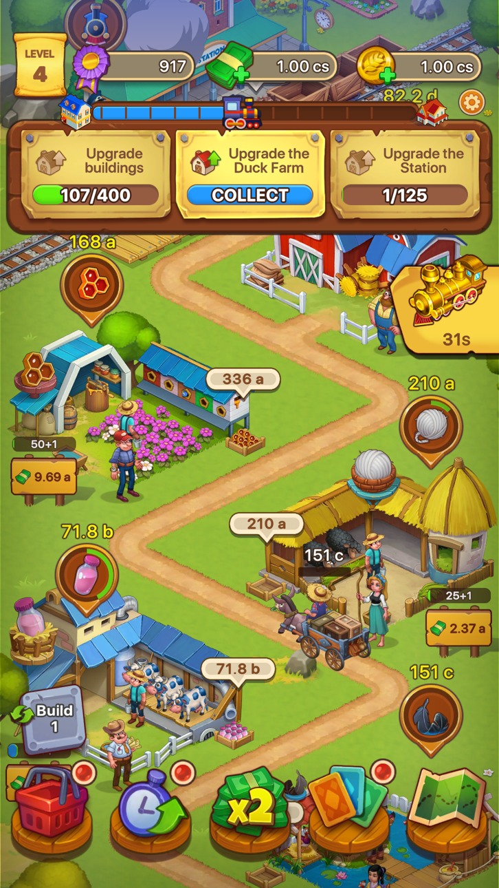 Idle Farmer - Farming Country Hack screenshot 7 - iOS game interface