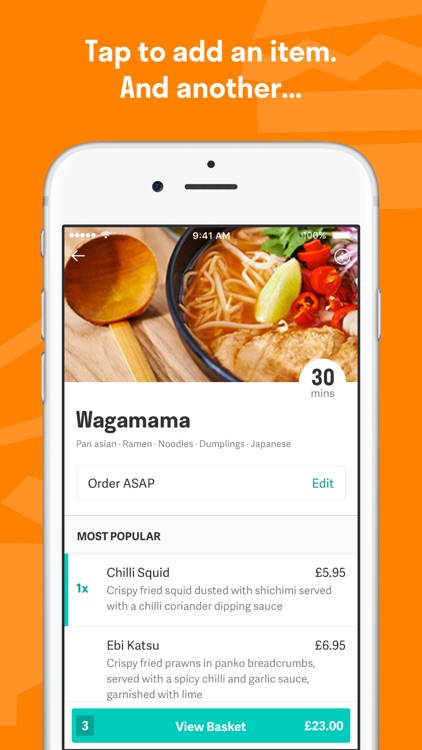 Deliveroo: Food delivery