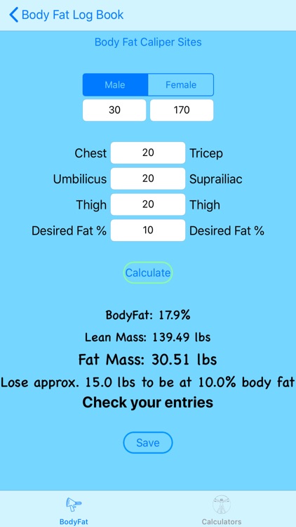 Calculate My Body screenshot-7