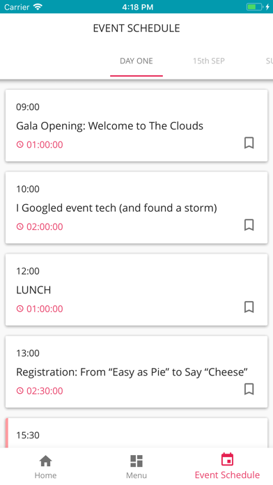 Events app by Eventcloud screenshot 2