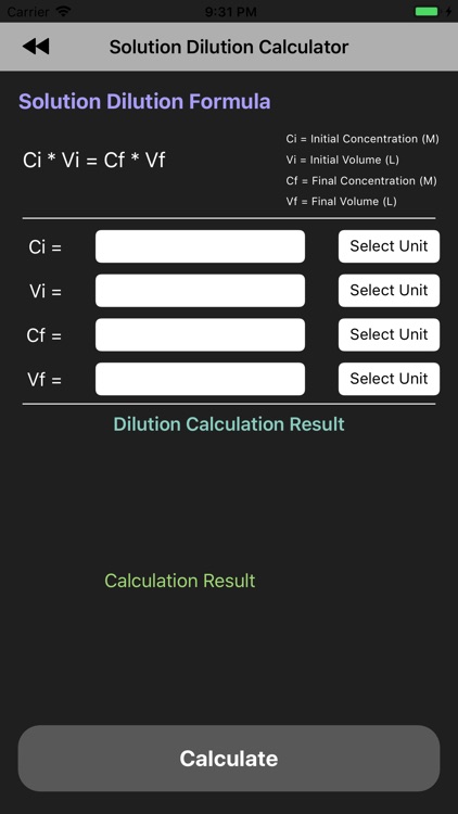 Lab Calculator