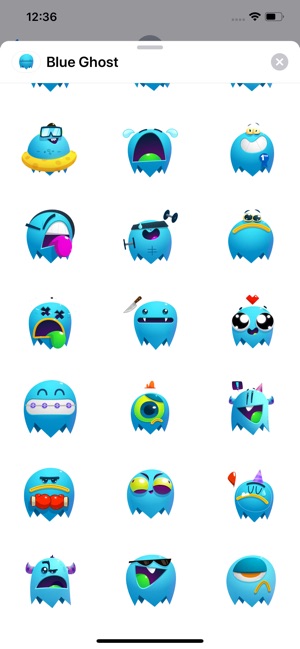 Blue Ghost Sticker Pack(圖2)-速報App