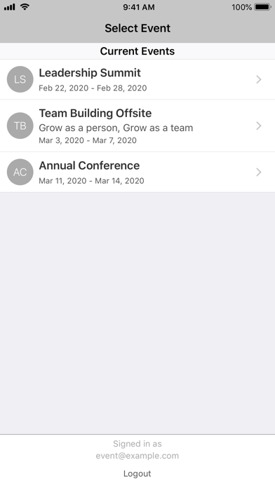 JLL Events app screenshot 3