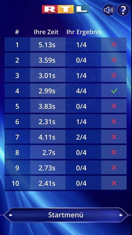 Wer wird Millionär? Training screenshot-7
