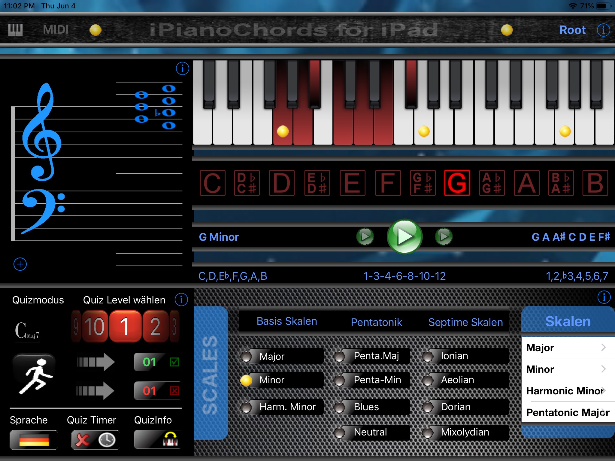 iPiano Chords HD screenshot 4