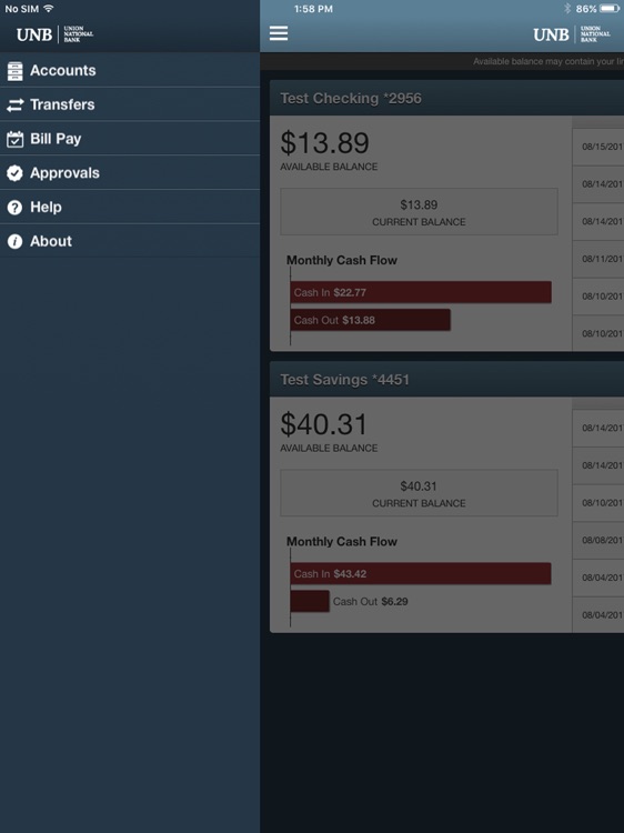 UNB of Elgin Mobile for iPad