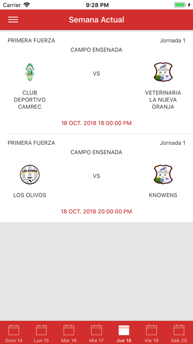 Liga Primera Fuerza Ensenada screenshot 3