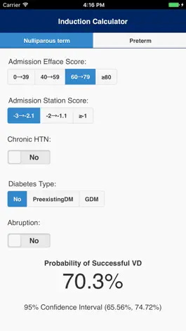 Game screenshot Obstetric Risk Calculator apk