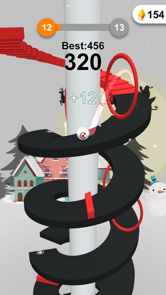 jump ball bounce on tower tile online