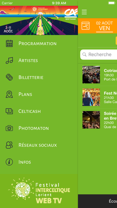 How to cancel & delete Festival Interceltique Lorient from iphone & ipad 2