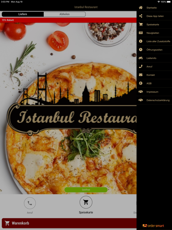 Istanbul Restaurant Lage screenshot 2