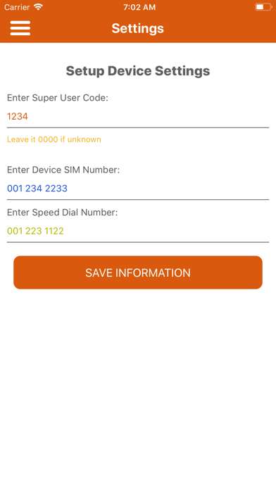 GSM Remote Control screenshot 4