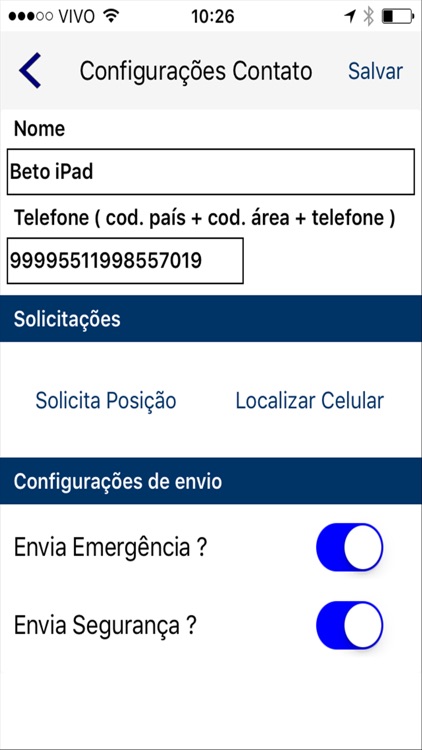 SOS Aviso de Emergência screenshot-3