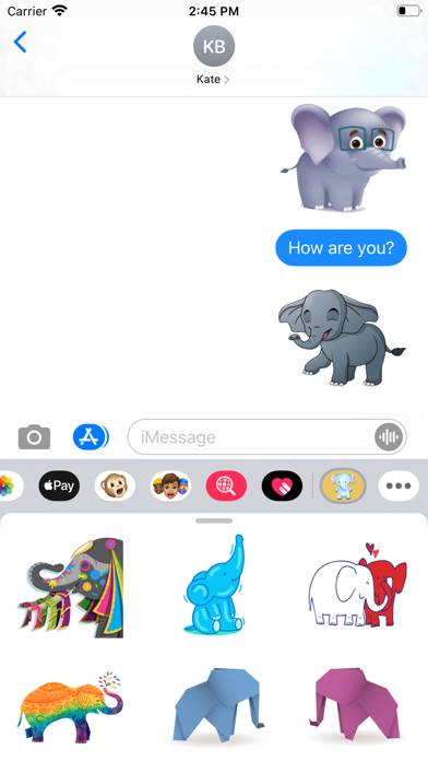 Baby Elephant Stickers screenshot 2