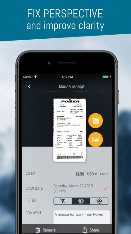 SwiftReceipt - receipt scanner