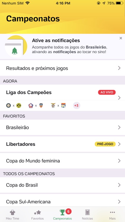 Placar UOL - Futebol