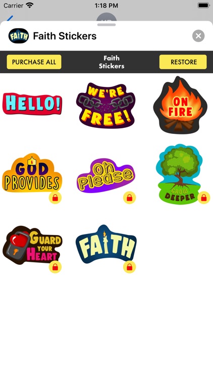 Faith Stickers ·