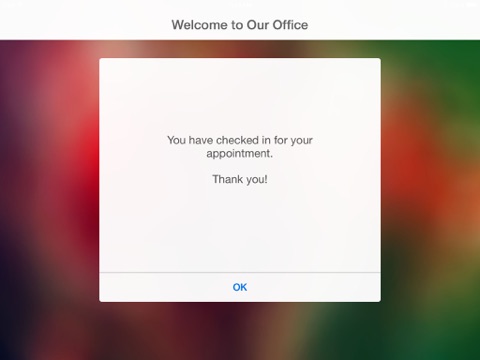 MacPractice Check In - náhled