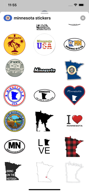 Minnesota emojis USA stickers(圖3)-速報App