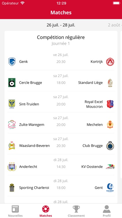 Jupiler Pro League (official)