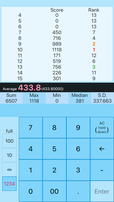 Average Calculator for Teacher screenshot 4