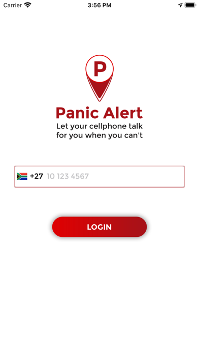 Panic Alert App screenshot 2