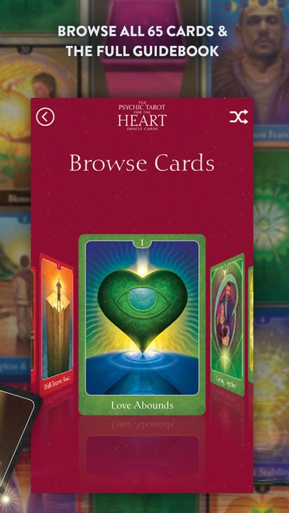 The Psychic Tarot for the Heart Oracle Card Deck A 65-Card Deck and Gu