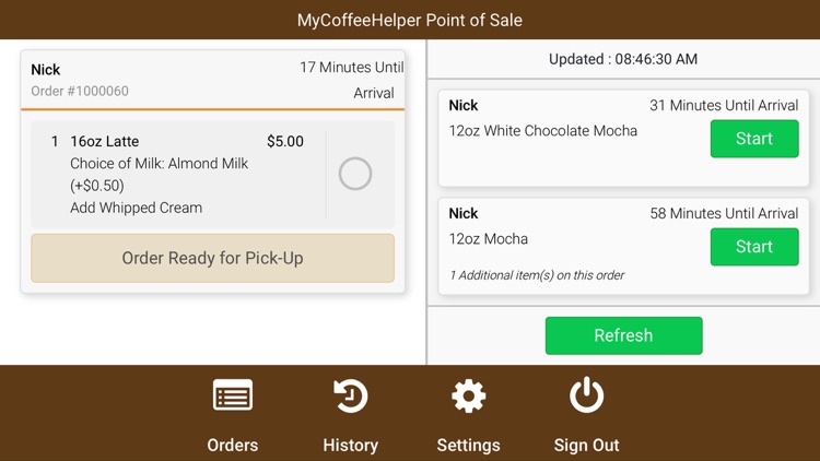 MyCoffeeHelper Point of Sale