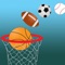 Ball-Friends is a basketball game that uses four kinds of balls