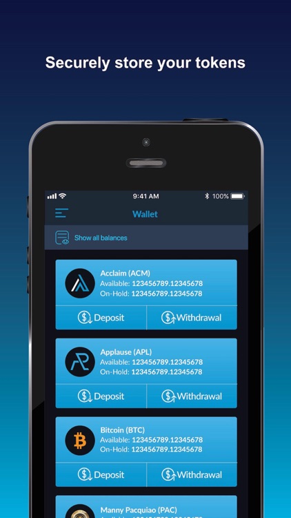 ACM Blockchain Wallet