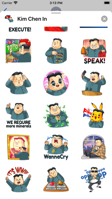 Kim Chen In Stickers screenshot 3