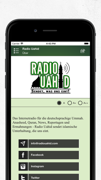 Radio Uahid screenshot 4